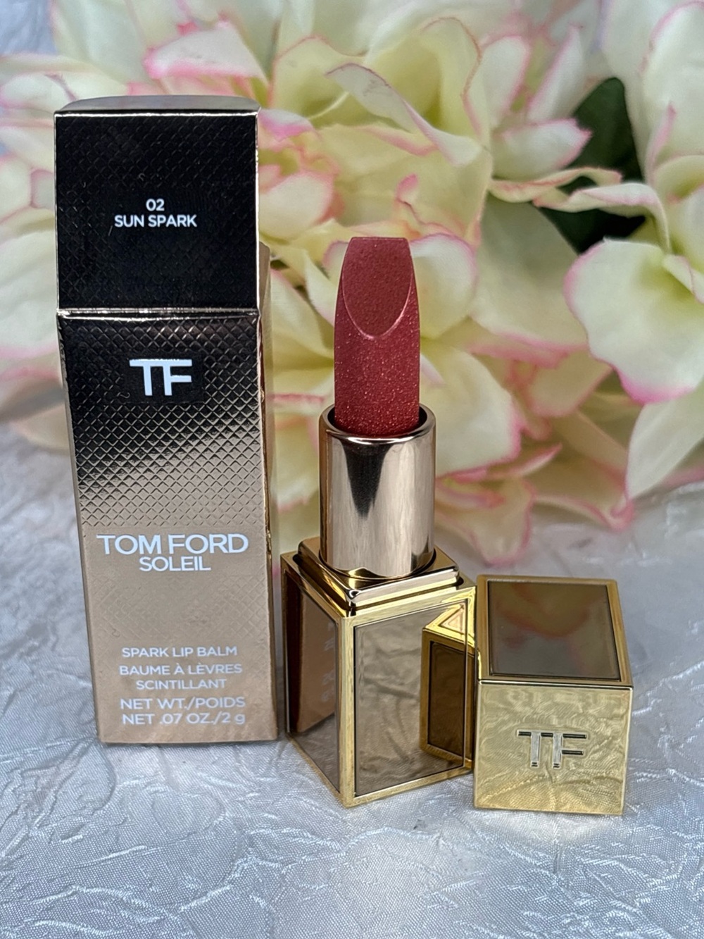 Tom Ford Soleil Spark Lip Balm - 02 SUN SPARK - FullSize .07 New In Box